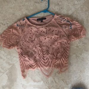 For love and lemons lace top